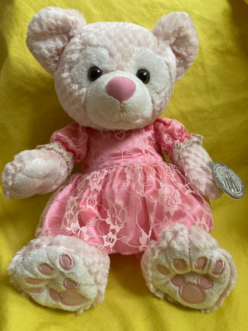 ✳️wdwダッフィー ワッフル プリンセスぬいぐるみ‼️✳️ピンク豪華なレース衣装‼️