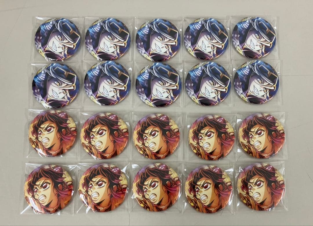 鬼滅の刃 無限城編 第一章 第4弾キービジュアル 缶バッジセット しのぶ 童磨