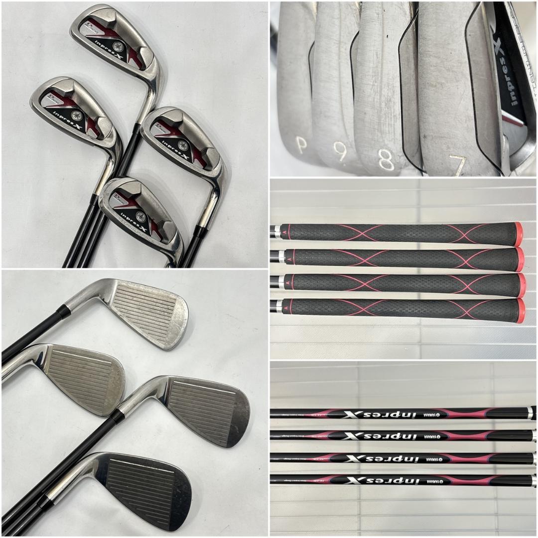 レディース右利き用　インプレス　X　ゴルフクラブセット　W-2341