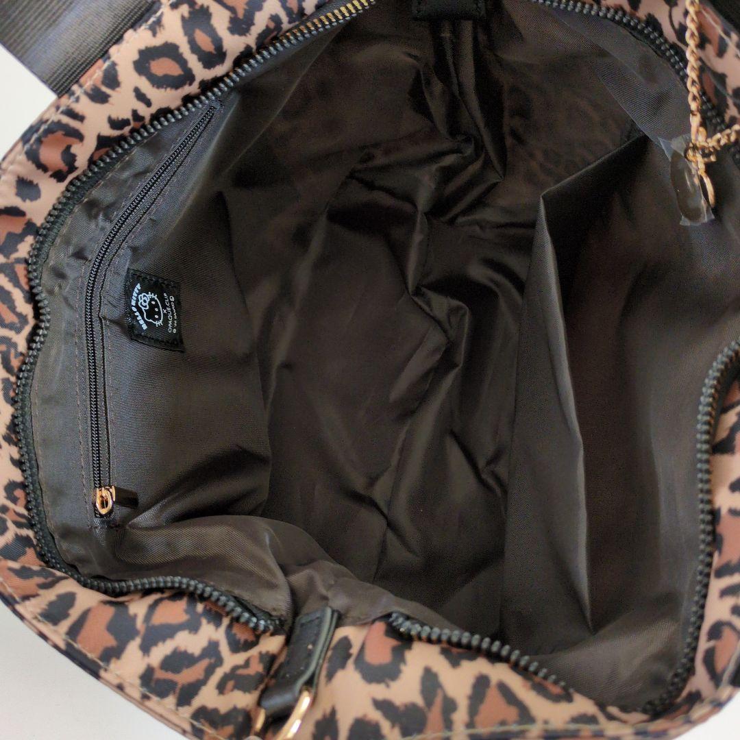 ハローキティ ヒョウ柄トートバッグ