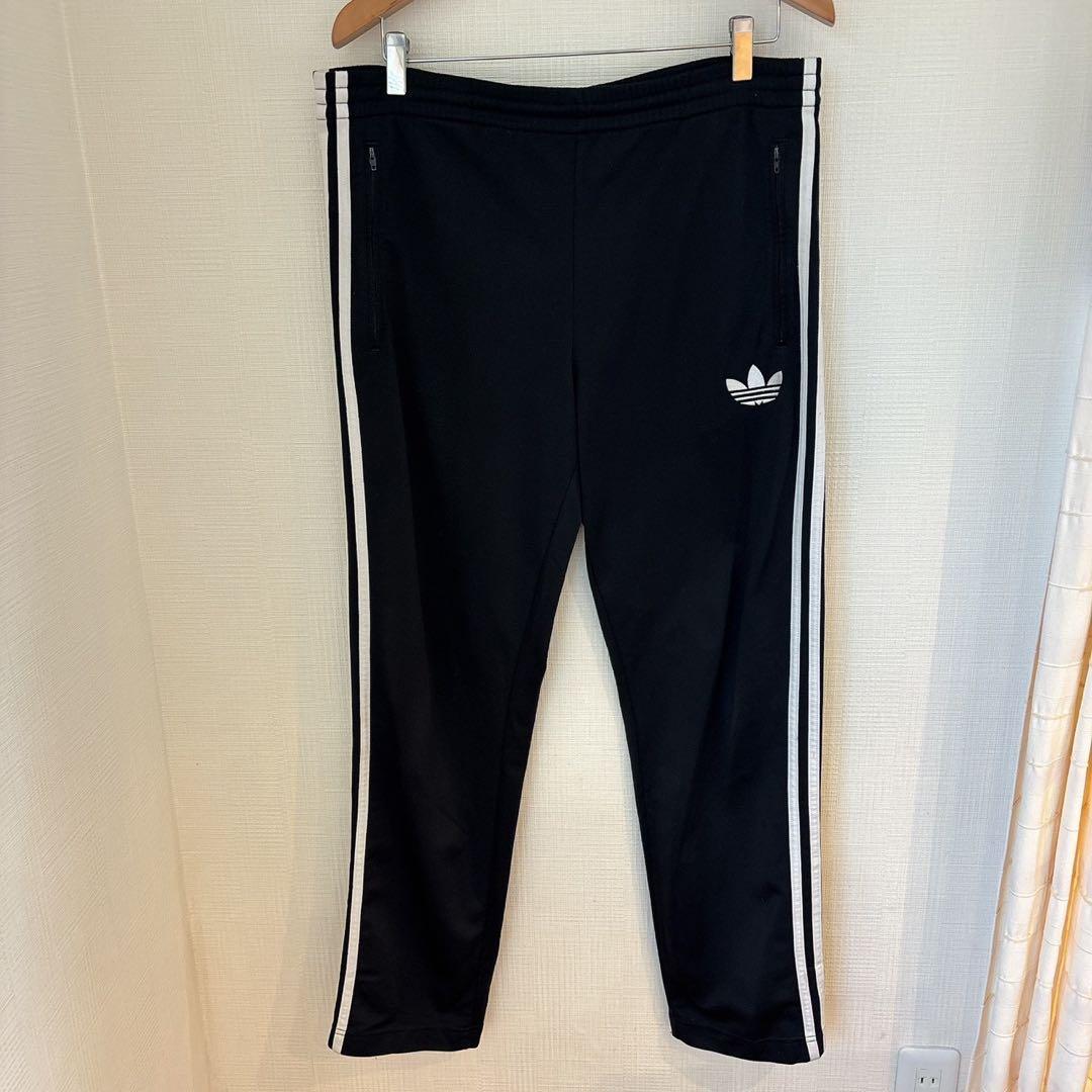 00s adidasoriginals トラックパンツ　定番ブラックS y2k