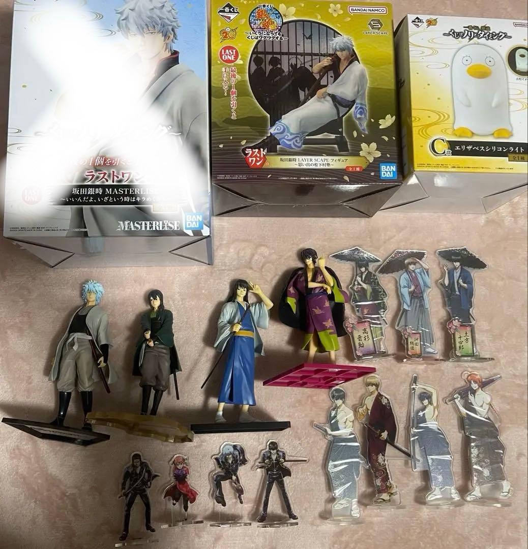 【バラ売り可】銀魂 フィギア 缶バッジ ファイル ラバーチャーム 坂田銀時 土方