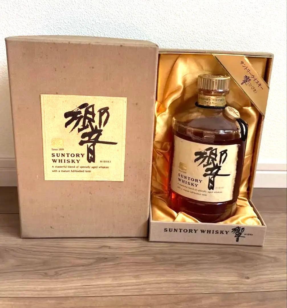 響　サントリー　ウイスキー　ゴールドラベル　金キャップ　750ml