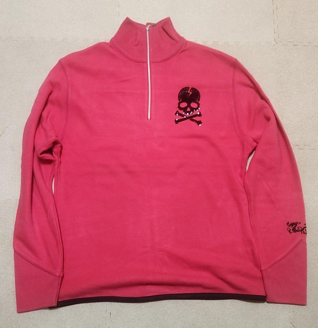 ダンスウィズドラゴン ハーフジップセーター スカル Size 3