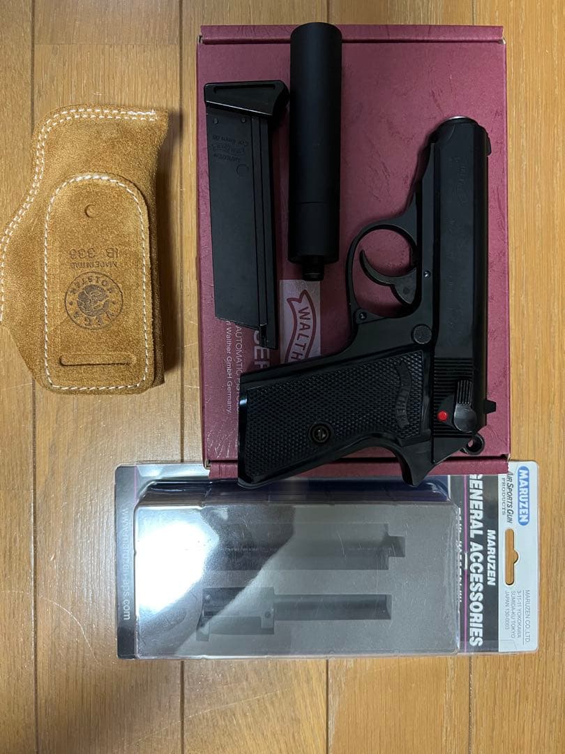 007 WALTHER PPK/Sガスガン サイレンサー付き