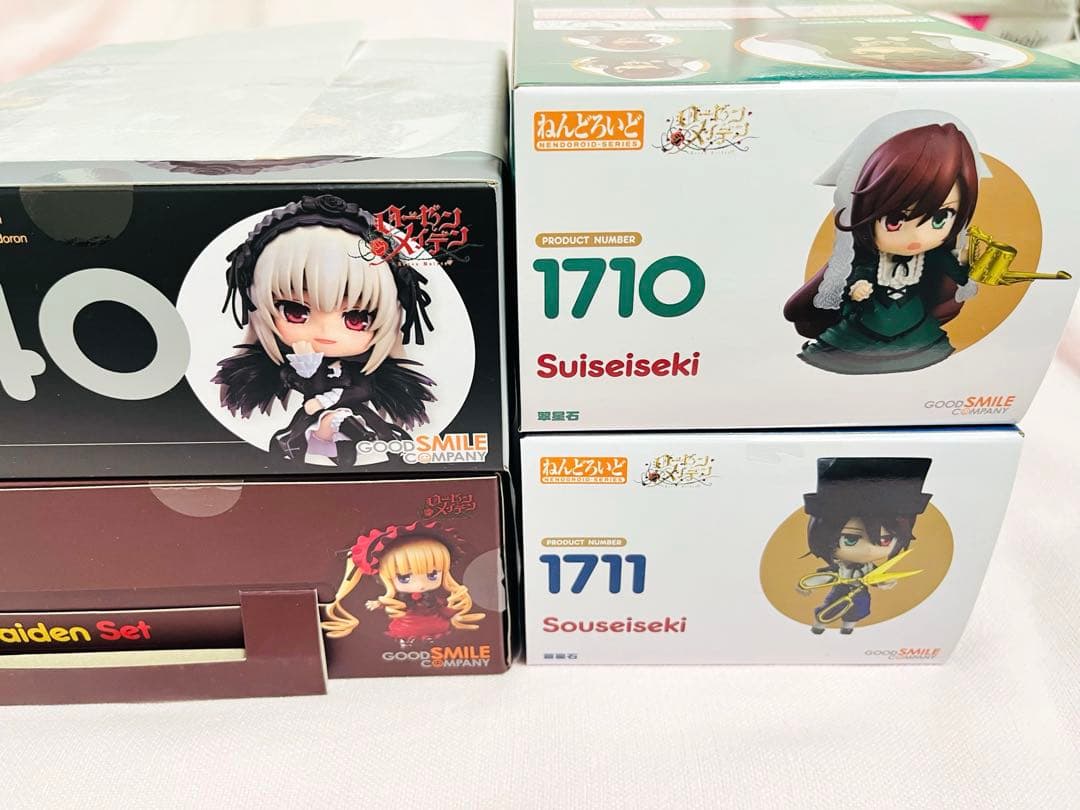 【未開封品】ローゼンメイデン ねんどろいど 真紅 水銀燈 翠星石 蒼星石