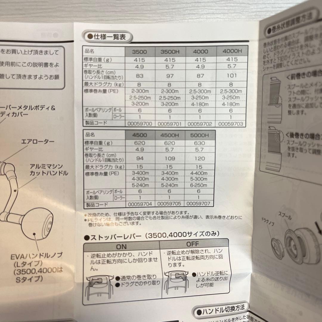 ダイワBLAST 4000 スピニングリール