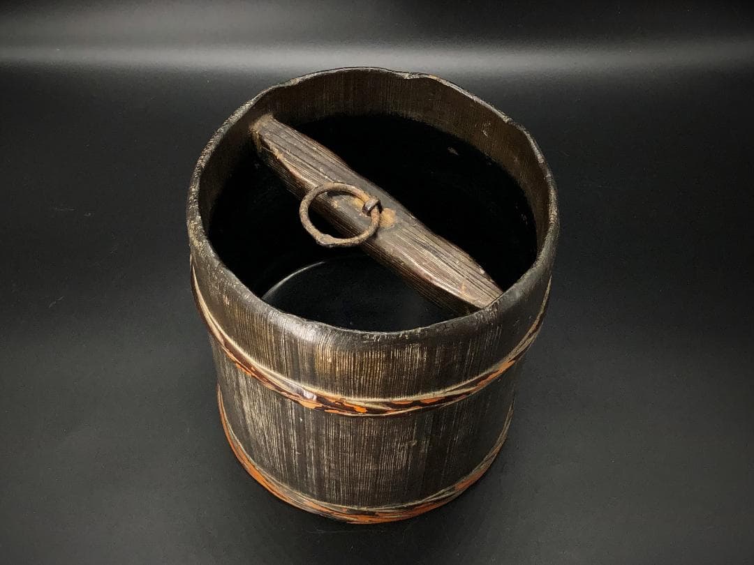 【 釣瓶水指 】　陽堂作　江戸時代　蔵出骨董