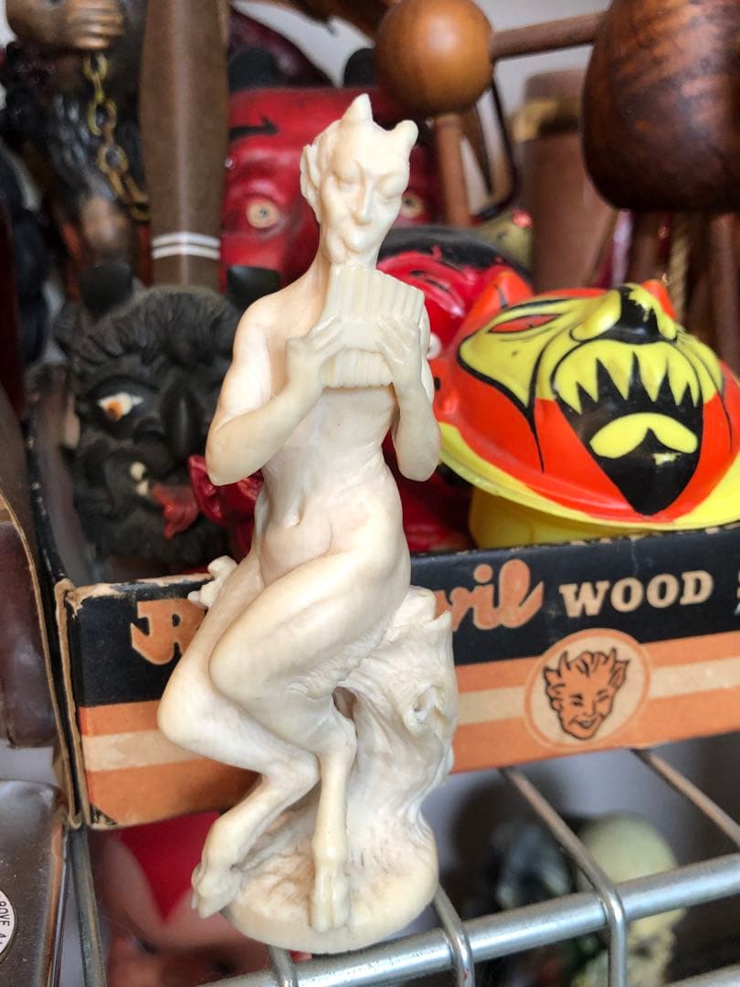 アンティーク　デビル 悪魔　インダストリアル　ビンテージ　ミッドセンチュリー