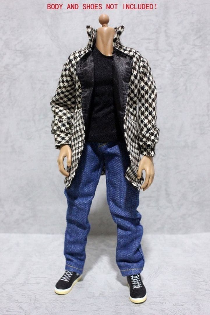 1/6フィギュア用衣装コート&ベスト&ジーンズDOLLSFIGURE FT063