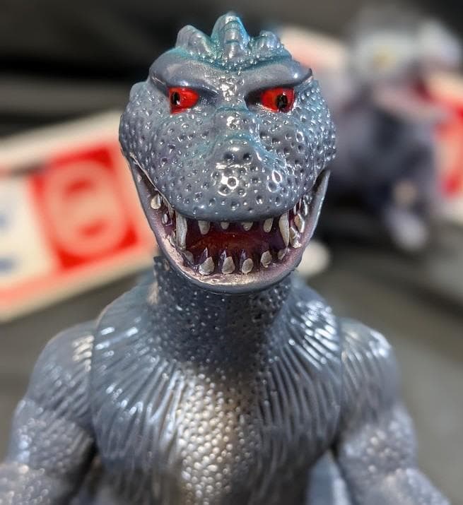 逆襲ゴジラ＆アンギラス（マルサン）ソフビフィギュア２体セット