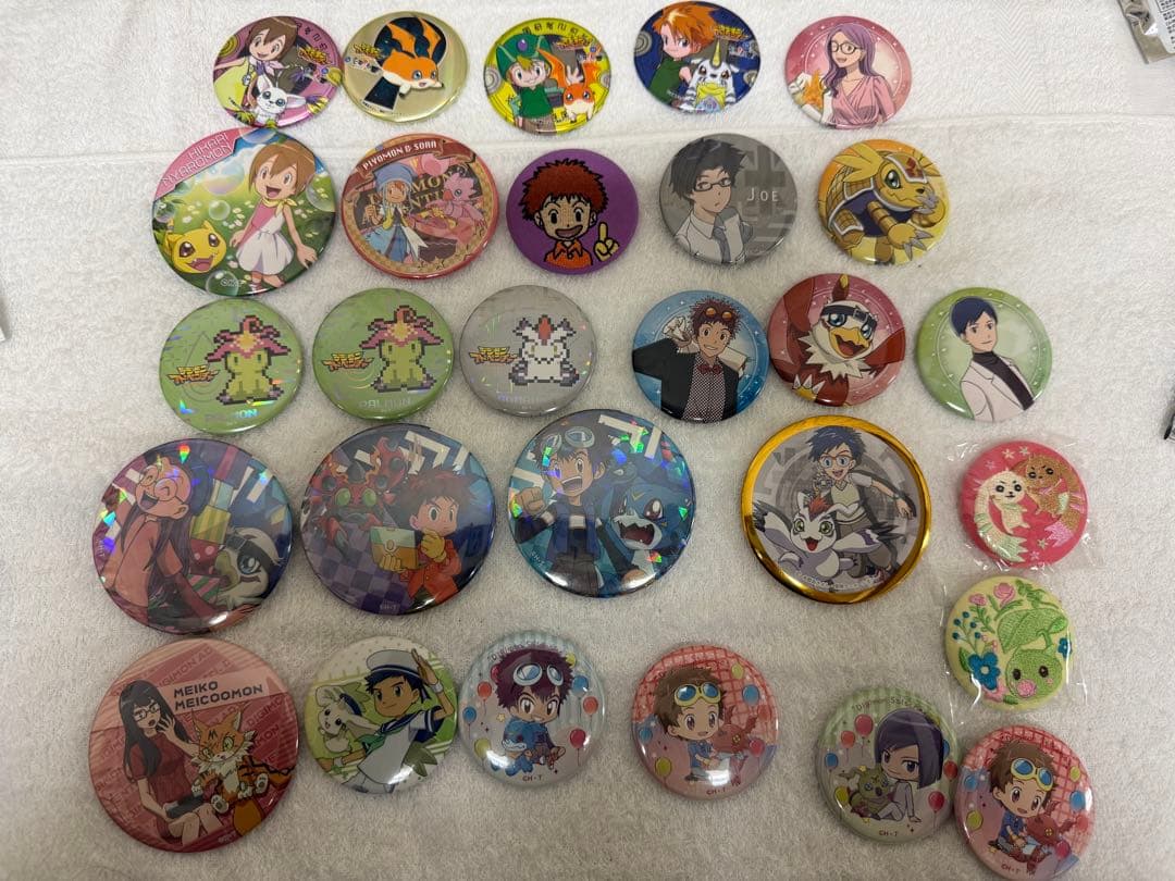 デジモン　缶バッジ　まとめ売り