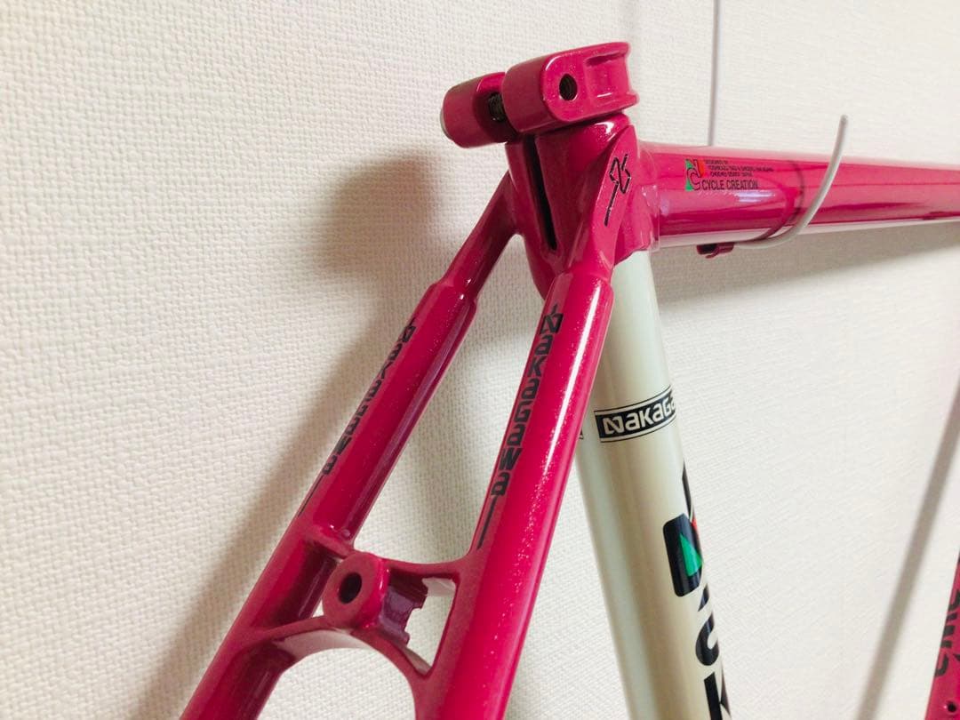 NAKAGAWA Prominence ピンク 50 デッドストック・クロモリ