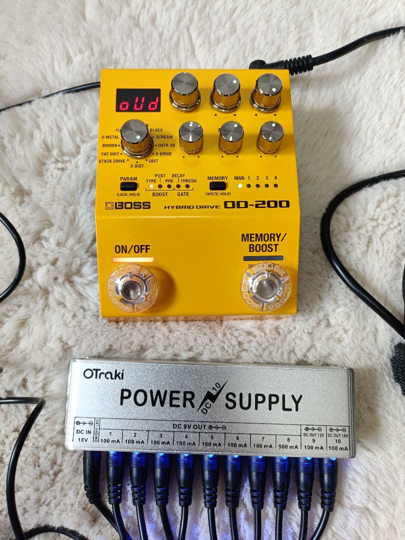 ギター BOSS OD-200 HYBRID DRIVE+POWER SUPPLY