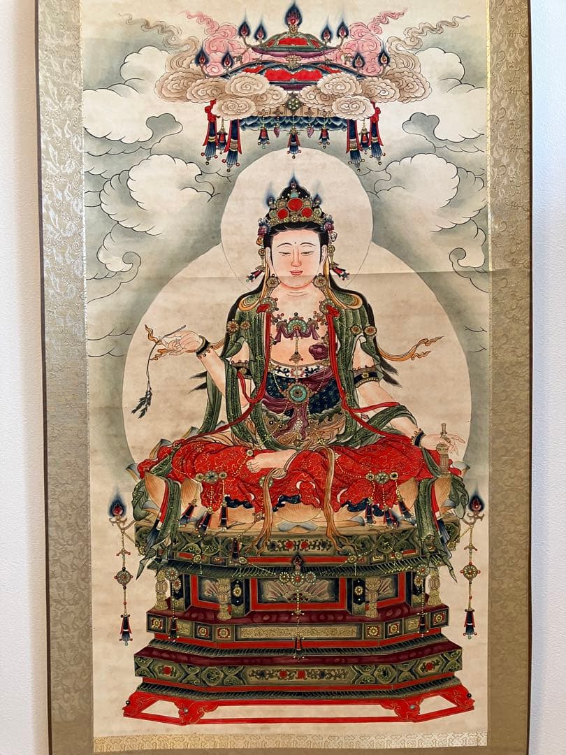 値下げ 中古品 掛軸 日本画 掛け軸