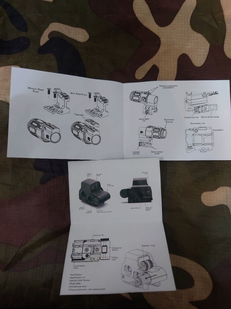eotech 558 G45 タイプ マグニファイア ホロサイト スコープ