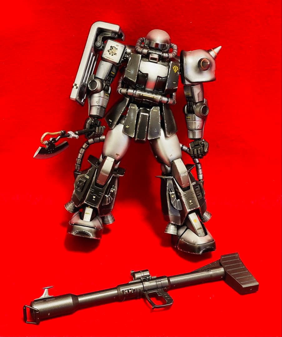 機動戦士ガンダム　ザク　プラモデル　ガンプラ　塗装済み