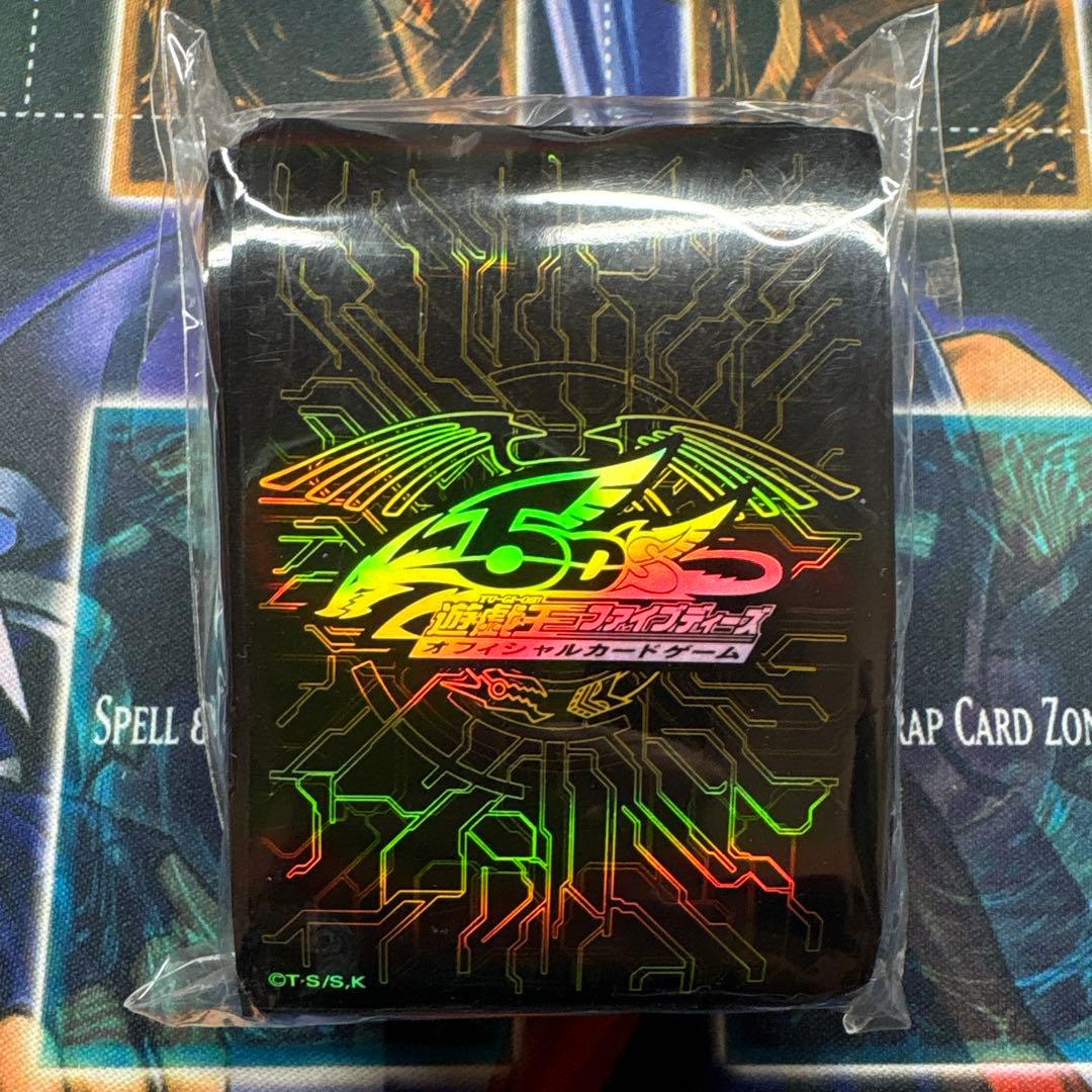 遊戯王5D's 竜の紋章 スリーブ 金　新品　未開封