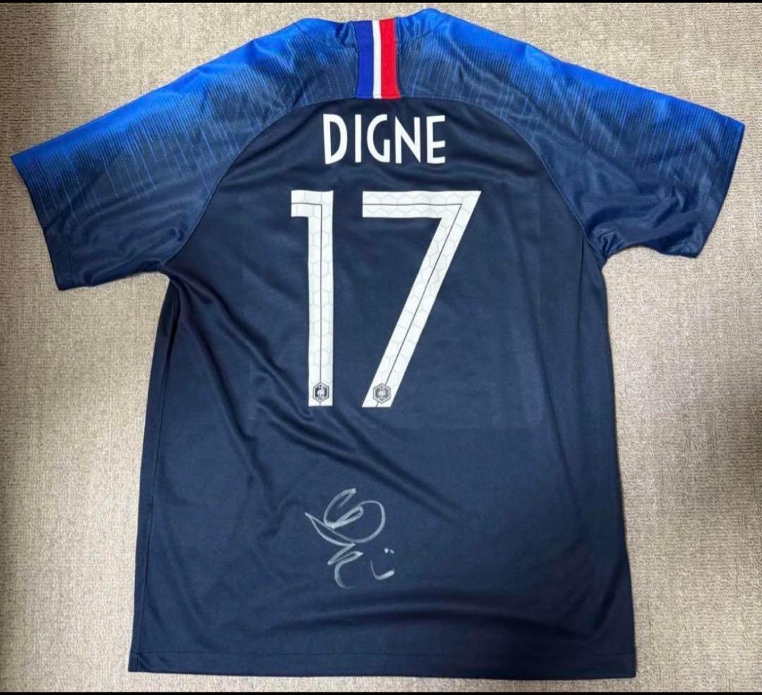 フランス代表　リュカ　ディーニュ　サイン入り