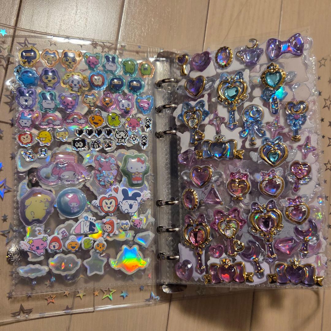 8割正規品 A6大きめシール帳 完成品 大盛り