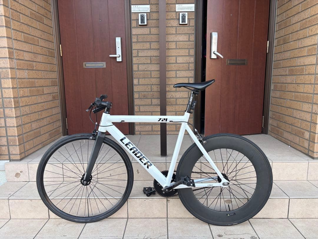 LEADER 721 ホワイト ピストバイク