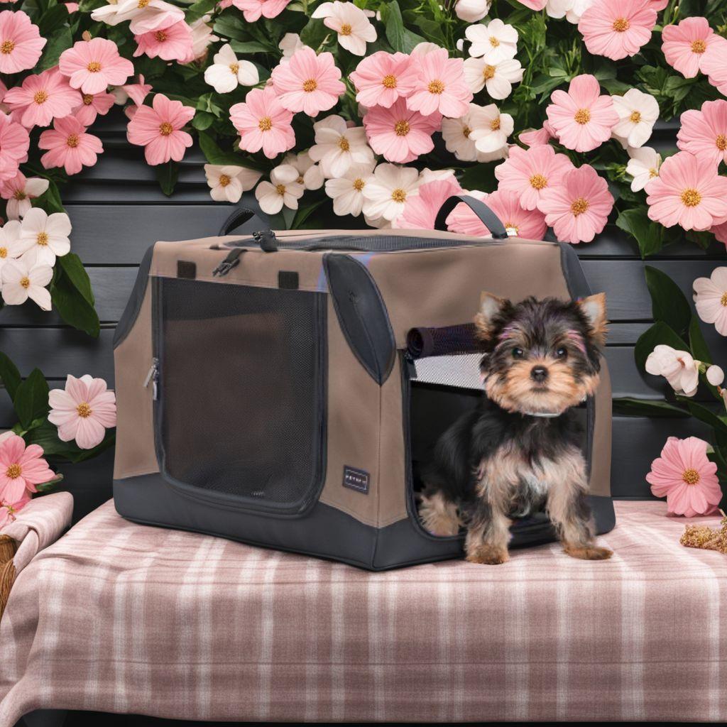 ペットハウス 折りたたみ ソフトクレート ポータブルケージ