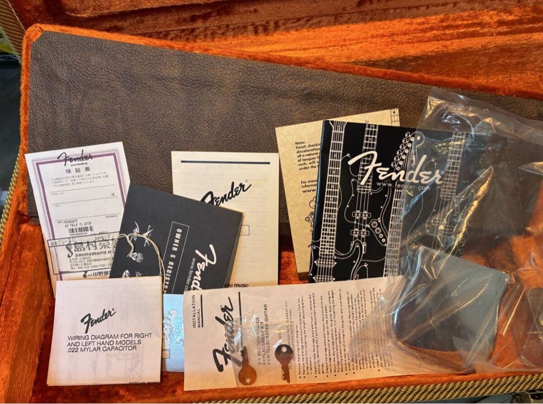 【美品】FENDER USA 52 telecaster reissue